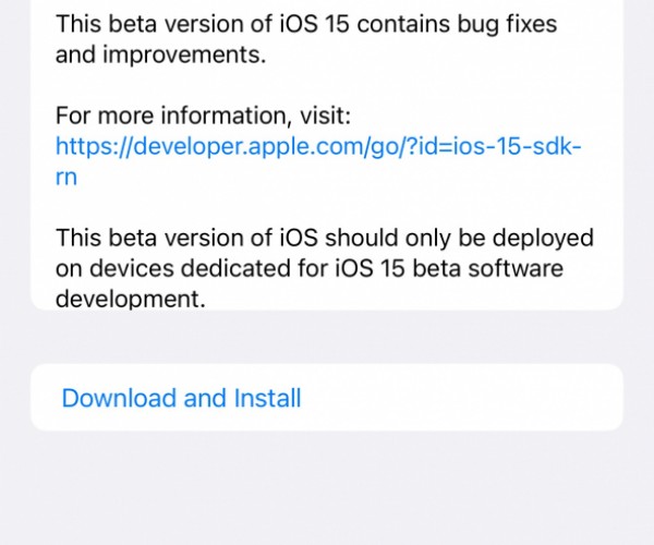 نسخه بتا ۸ از iOS 15 و iPadOS 15 عرضه شد