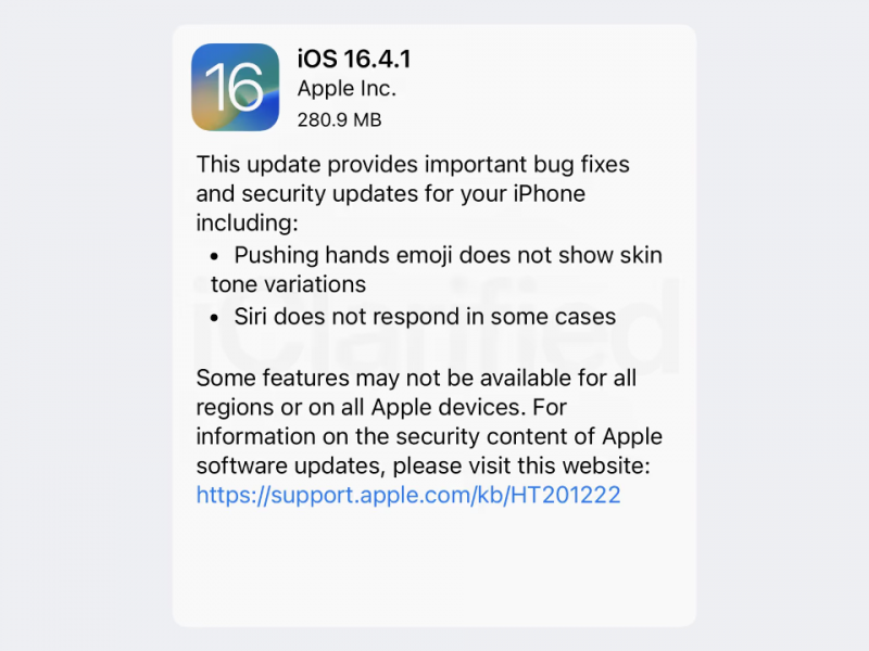 نسخه جدید iOS 16.4.1 و iPadOS 16.4.1 عرضه شد