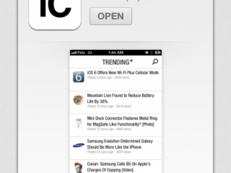 طرح جدید جستوجو اپلیکیشن ها در App Store در iOS 6