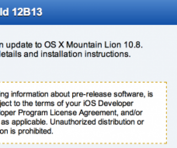 اولین نسخه بتای سیستم عامل شیر کوهی ویرایش ۱۰.۸.۱ عرضه شد.