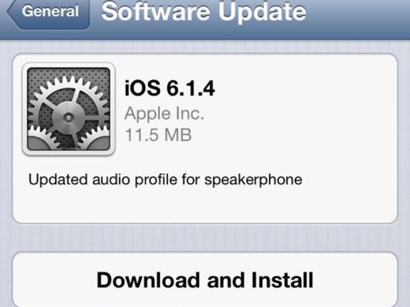 iOS 6.1.4 مختص iPhone 5 عرضه شد