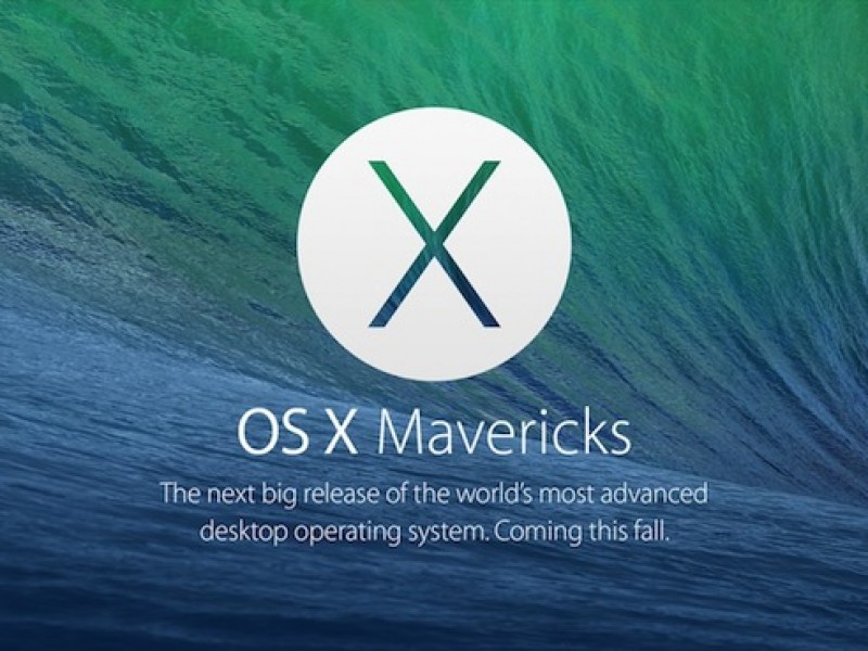 اپل, OS X Mavericks هیولای بی نشان را رونمایی کرد
