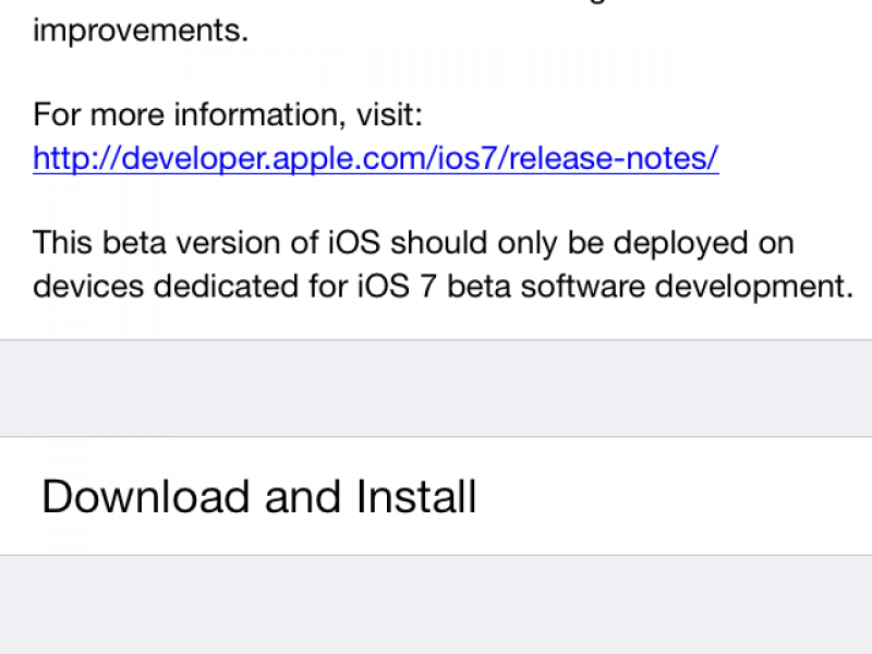 iOS 7 بتا ۴ عرضه شد