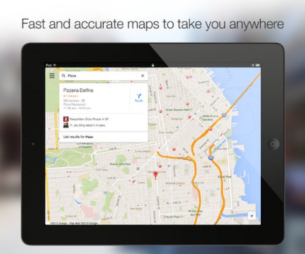 Google Maps 2.0 با پشتیبانی از آیپد منتشر شد