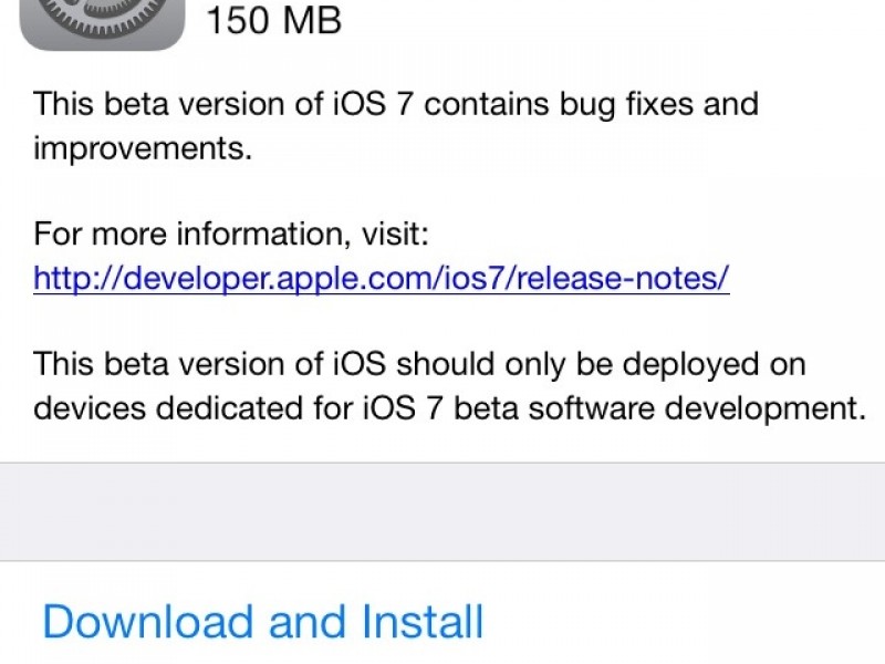 iOS 7 بتا ۵ عرضه شد