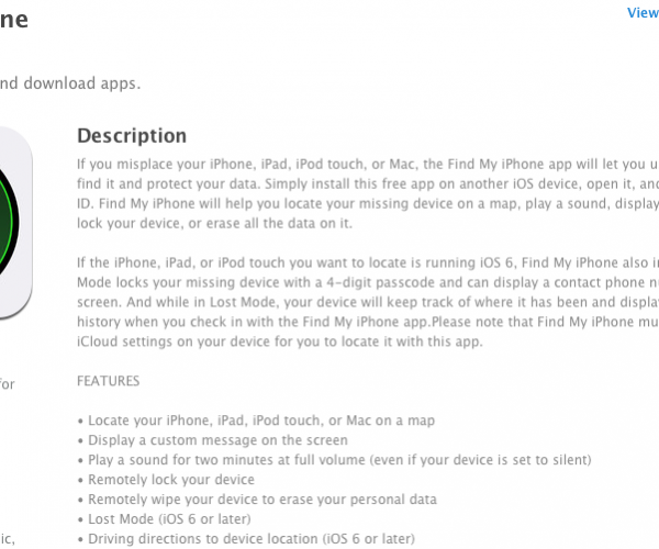 آپدیت جدید Find My iPhone برای هماهنگی با iOS 7 عرضه شد