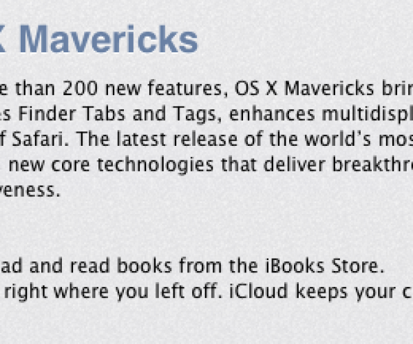 نسخه نهایی OS X Mavericks عرضه شد