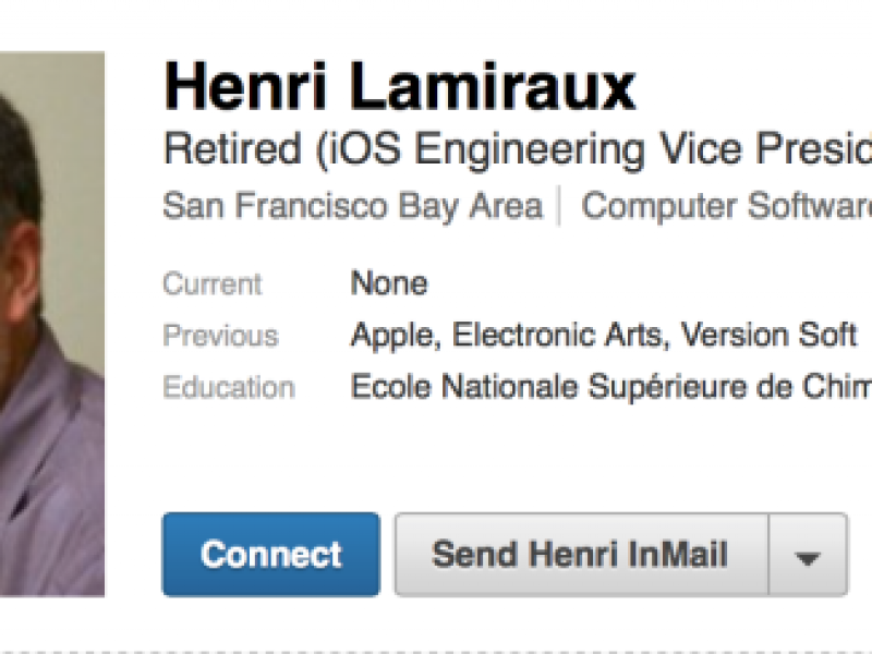 معاون ارشد مهندسی iOS اپل، بازنشته شد
