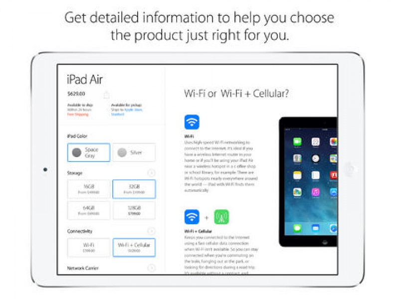 اپلیکیشن Apple Store برای iPad عرضه شد