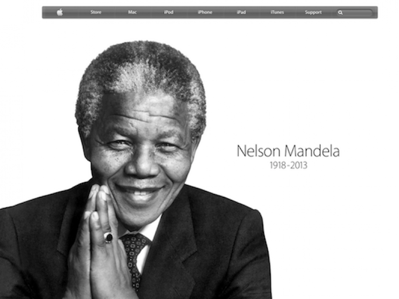 یادبود نلسون ماندلا در سایت اپل