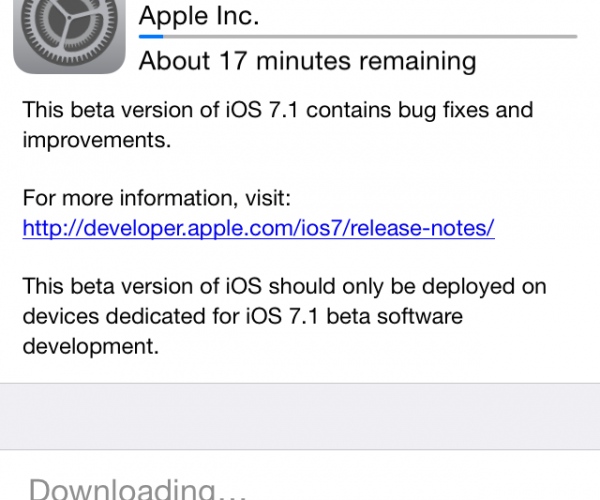 چهارمین نسخه آزمایشی iOS 7.1 عرضه شد
