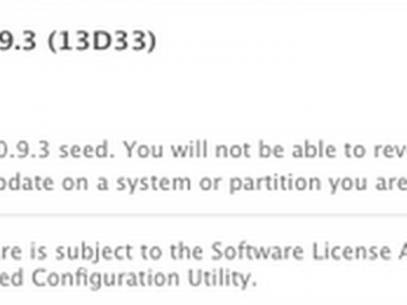 پنجمین نسخه آزمایشی OS X Mavericks 10.9.3 عرضه شد