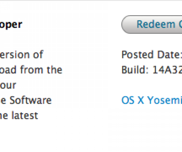 OS X Yosemite 10.10 Beta 6 عرضه شد
