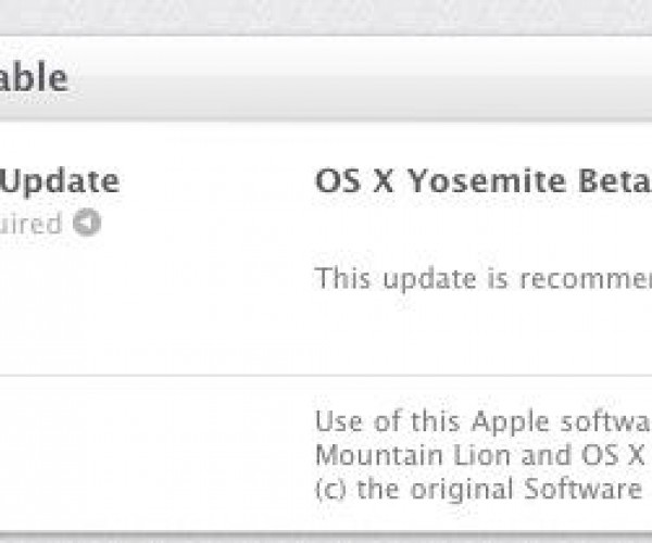 دومین نسخه بتای عمومی OS X Yosemite عرضه شد