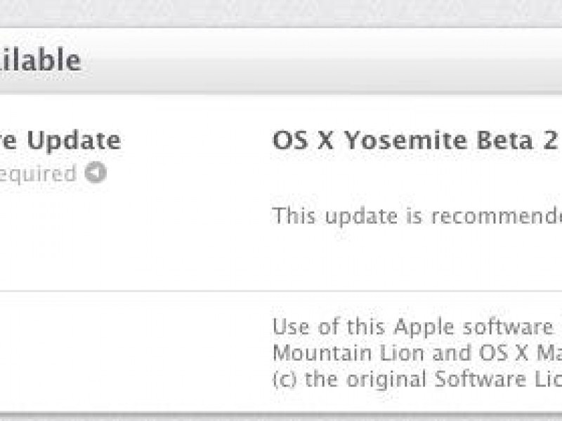 دومین نسخه بتای عمومی OS X Yosemite عرضه شد