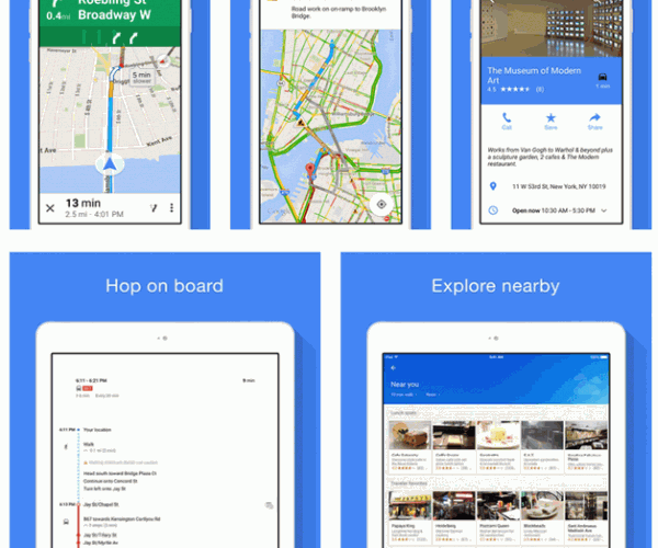 آپدیت جدید Google Maps هم اکنون در App Store