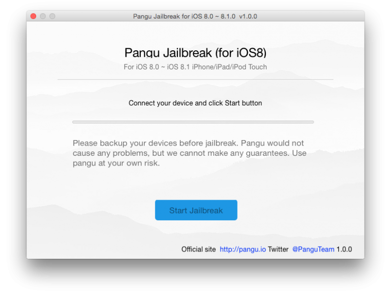 ابزار جیلبریک پانگو (iOS 8.X) برای سیستم عامل مک عرضه شد
