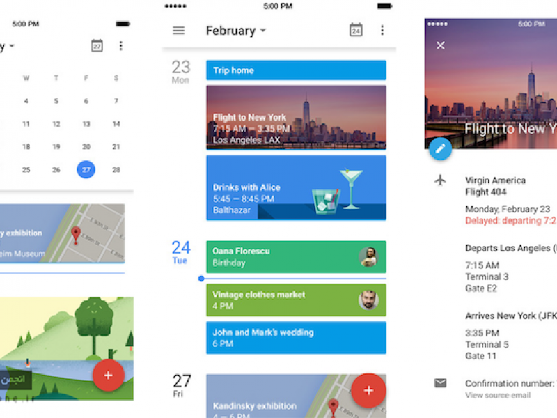 اپلیکیشن Google Calendar برای آیفون عرضه شد