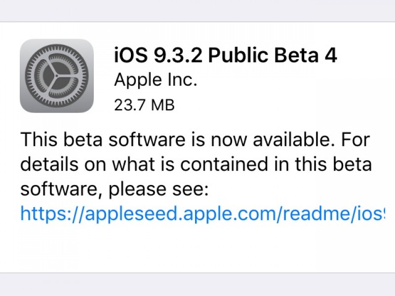 چهارمین نسخه آزمایشی از OS X 10.11.5 ،iOS 9.3.2 و tvOS 9.2.1 برای توسعه‌دهندگان عرضه شد