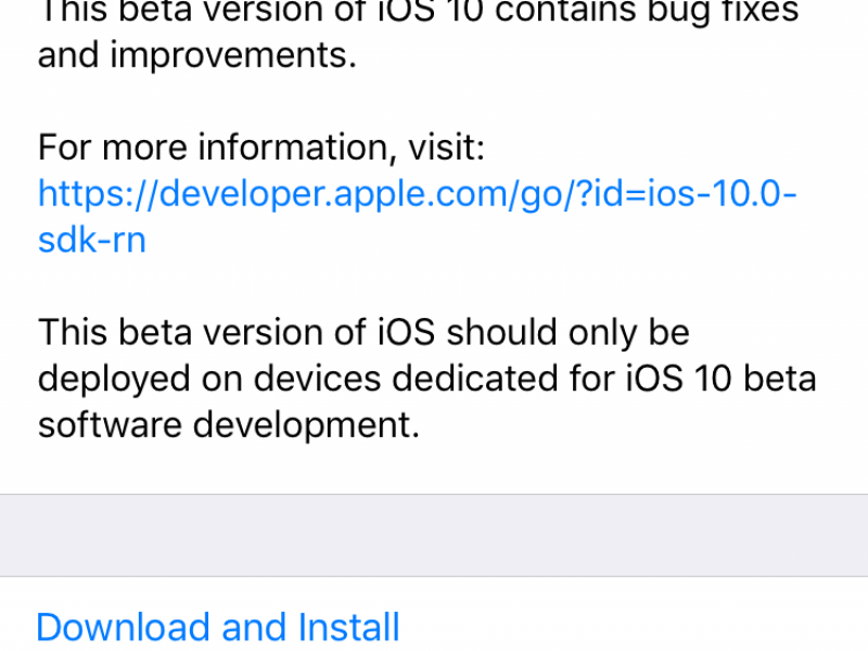 سومین نسخه آزمایشی از iOS 10 عرضه شد