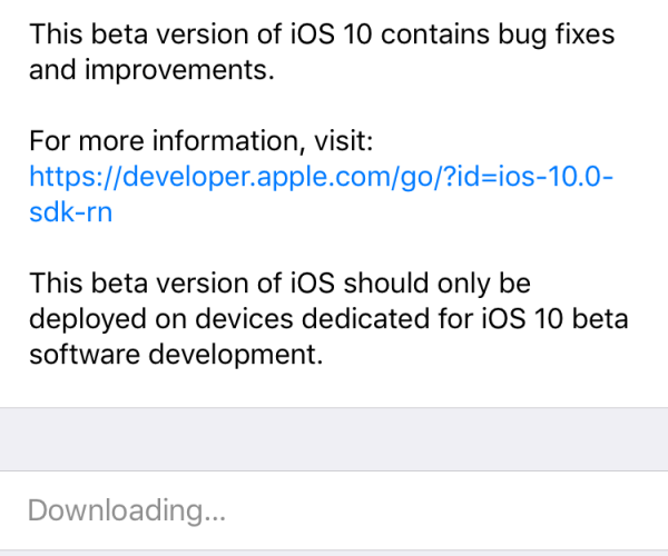 پنجمین نسخه آزمایشی iOS 10 عرضه شد