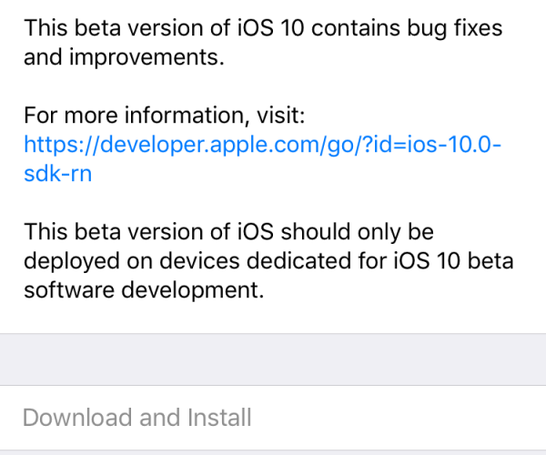 هشتمین نسخه آزمایشی iOS 10 عرضه شد