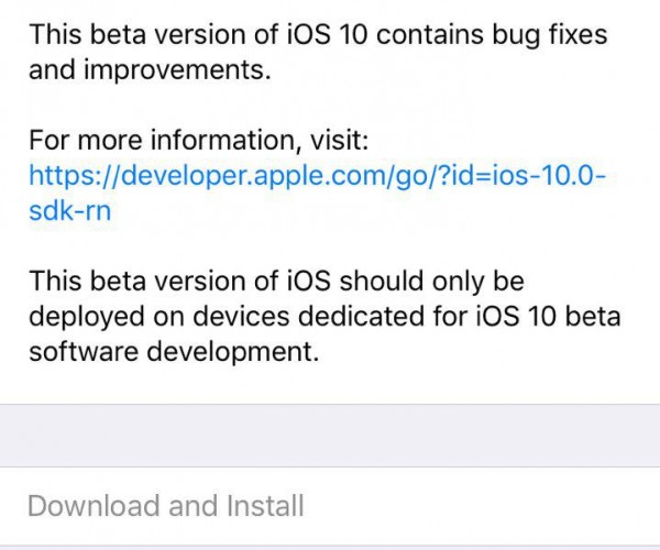 هفتمین نسخه آزمایشی iOS 10 عرضه شد