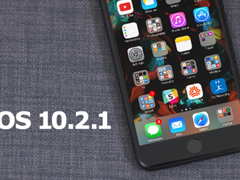 نسخه نهایی iOS 10.2.1 منتشر شد
