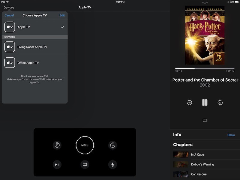 نسخه جدید اپلیکیشن Apple TV Remote با پشتیبانی از آیپد عرضه شد