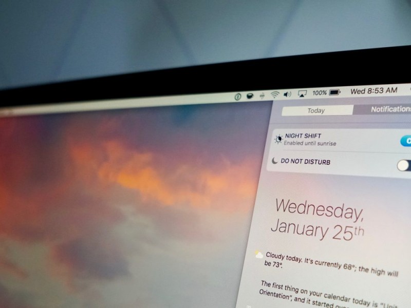 نسخه نهایی macOS Sierra 10.12.4 همراه با Night Shift عرضه شد