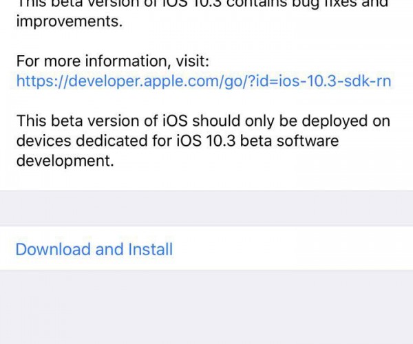 ششمین نسخه آزمایشی از iOS 10.3 و macOS Sierra 10.12.4 عرضه شد