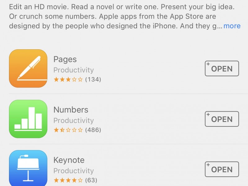 اپل اپلیکیشن‌های iMovie، GarageBand و iWork را برای iOS و macOS رایگان گرد