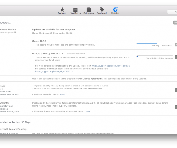 نسخه نهایی macOS 10.12.6 عرضه شد