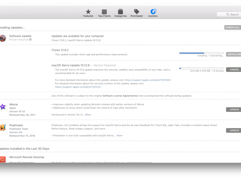 نسخه نهایی macOS 10.12.6 عرضه شد