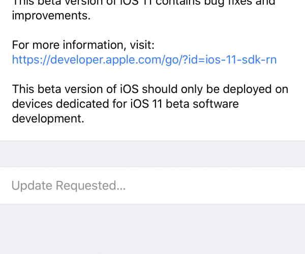 iOS 11 بتا ۶ عرضه شد