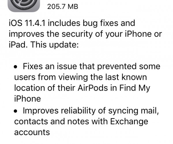 نسخه نهایی iOS 11.4.1 عرضه شد