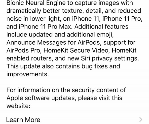 نسخه نهایی iOS 13.2 عرضه شد