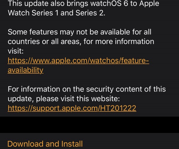 نسخه نهایی watchOS 6.1 عرضه شد