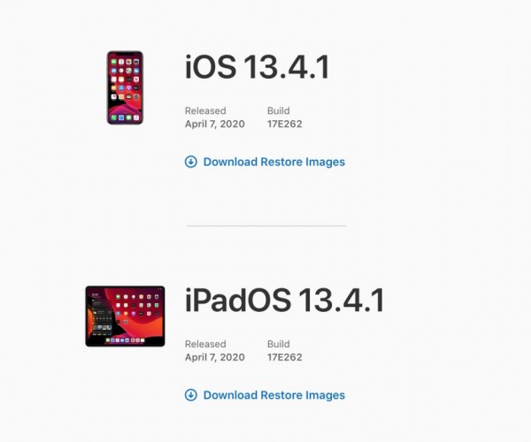 نسخه جدید iOS 13.4.1 و iPadOS 13.4.1 عرضه شد