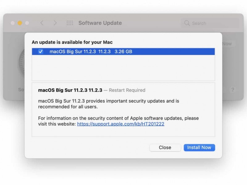 نسخه جدید macOS Big Sur 11.2.3 عرضه شد