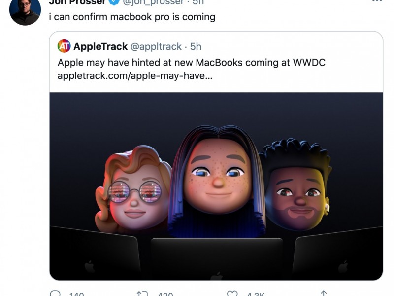 احتمال معرفی نسل جدید Macbook Pro در کنفرانس WWDC 2021