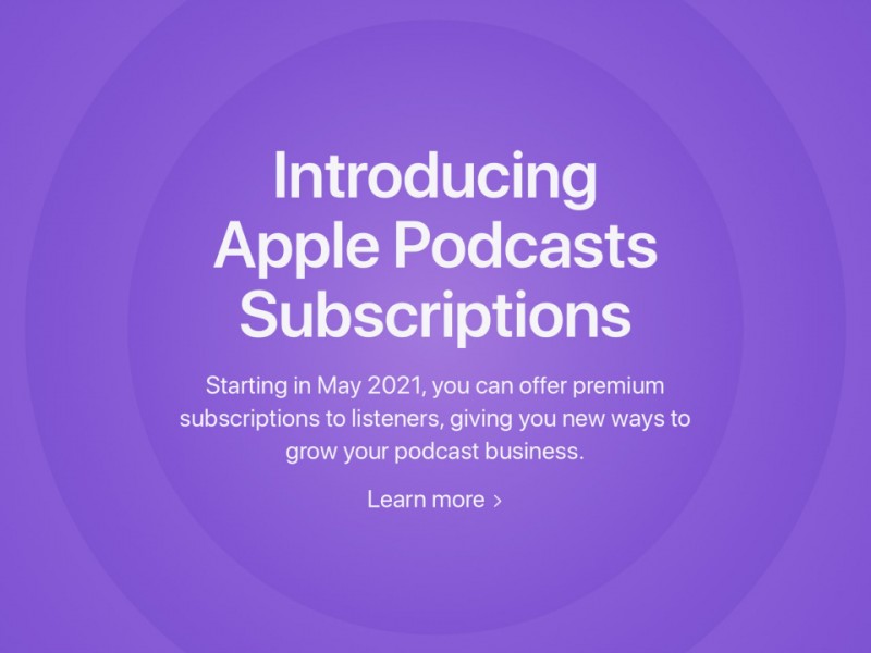 سرویس خرید حق اشتراک در اپلیکیشن Podcasts با تاخیر ارائه خواهد شد