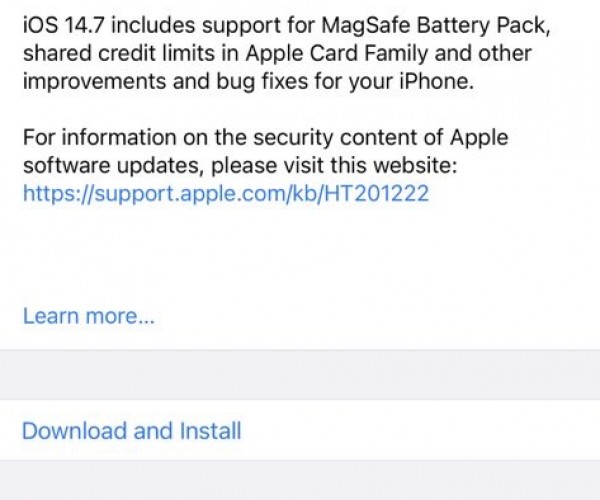 نسخه نهایی iOS 14.7 و iPadOS 14.7 عرضه شد