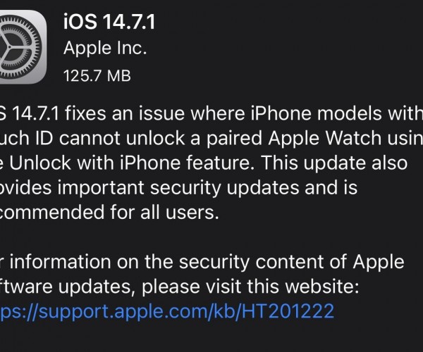 نسخه نهایی iOS 14.7.1 و iPadOS 14.7.1 عرضه شد