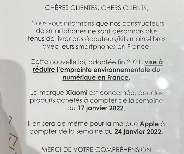 توقف ارائه EarPods در جعبه آیفون‌های جدید در کشور فرانسه