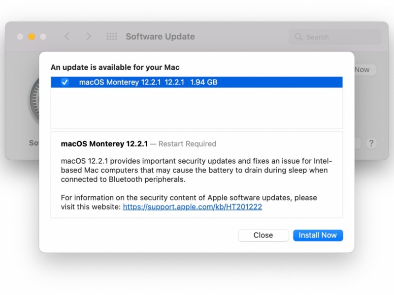 نسخه جدید macOS Monterey 12.2.1 عرضه شد