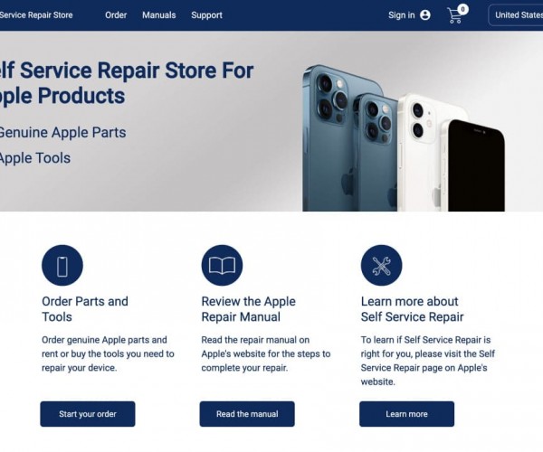افتتاح فروشگاه Self Service Repair و فروش قطعات اصل آیفون توسط اپل