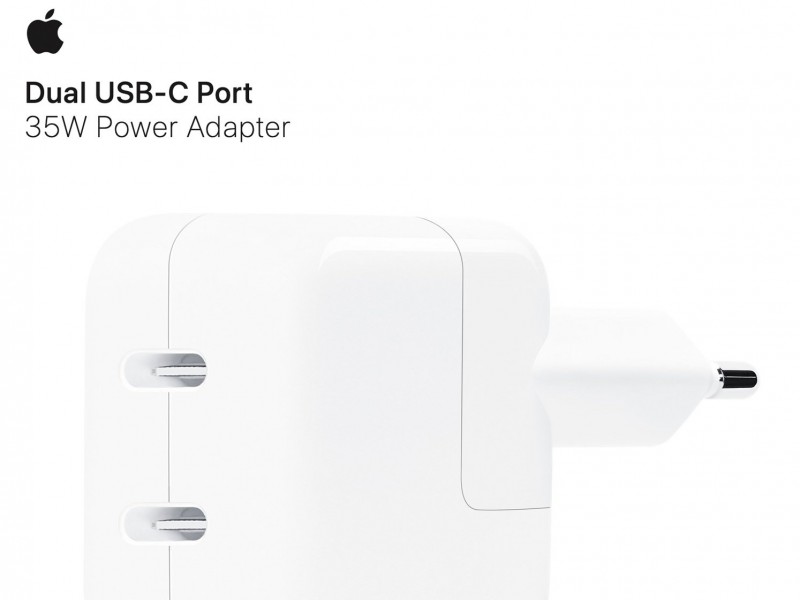 اطلاعات جدیدی از آداپتور ۳۵W جدید اپل با دو پورت USB-C