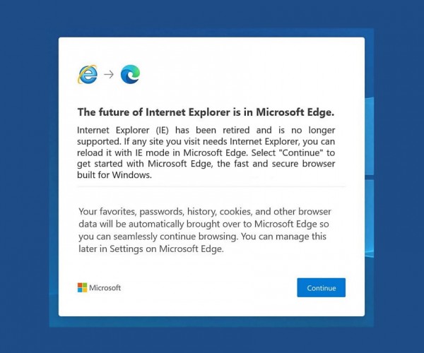 مایکروسافت، Internet Explorer را بالاخره بعد از ۲۵ سال بازنشسته کرد