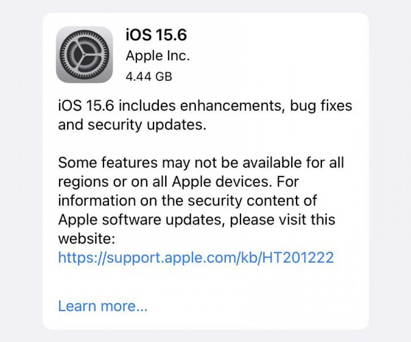نسخه نهایی iOS 15.6 و iPadOS 15.6 عرضه شد